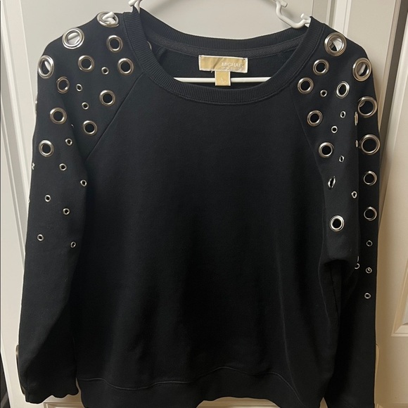 Michael Kors Groument Crewneck, Black, Large, Women - Picture 3 of 4